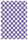Printed Wafer Paper - Large Polkadot Purple